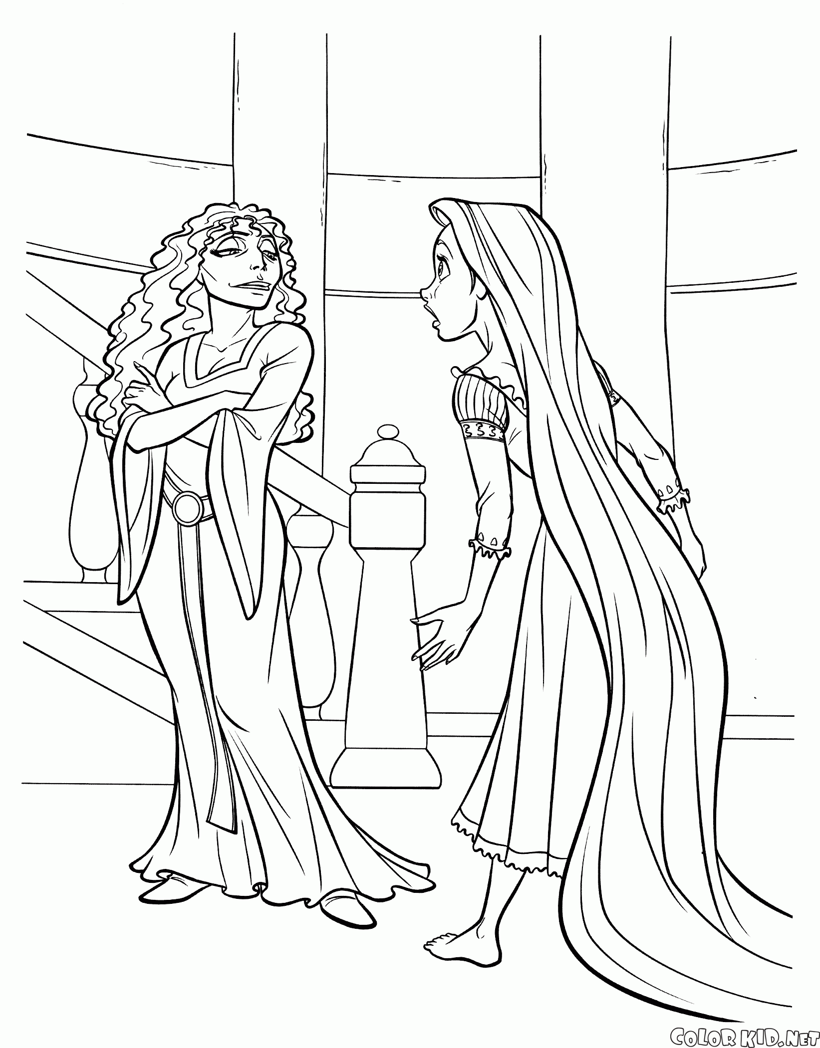 Anne Gothel ve Rapunzel