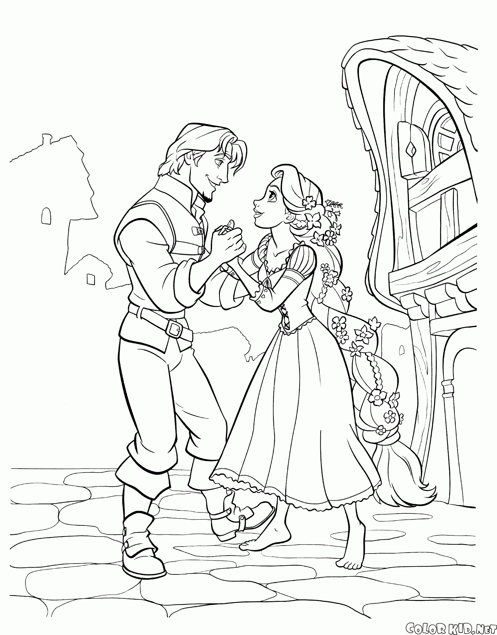 Toplantı Flynn ve Rapunzel