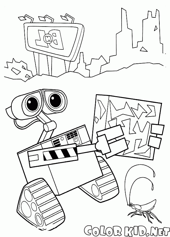 WALL-E ve çöp