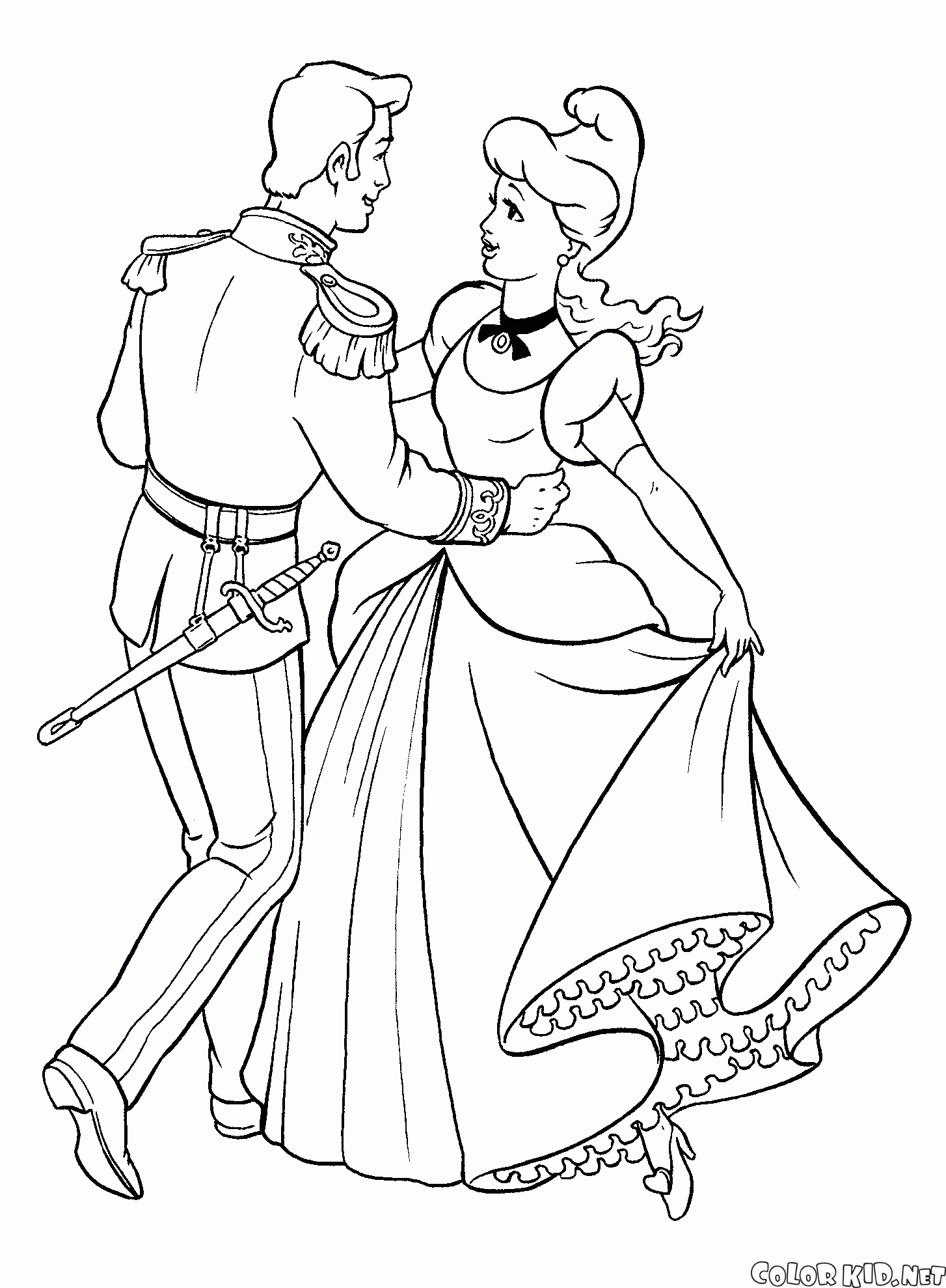 Dansta Cinderella ve Prens