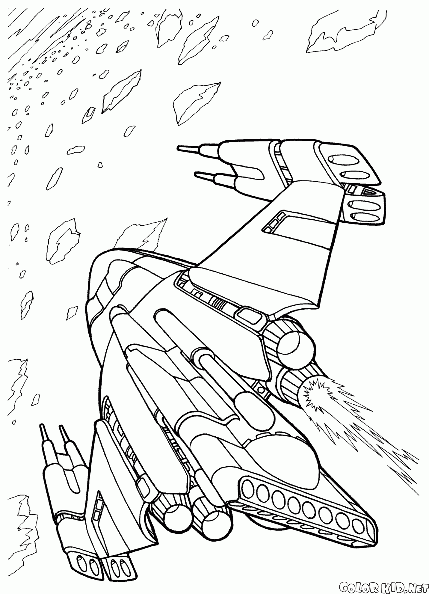 Uzayda Savaş gemisi