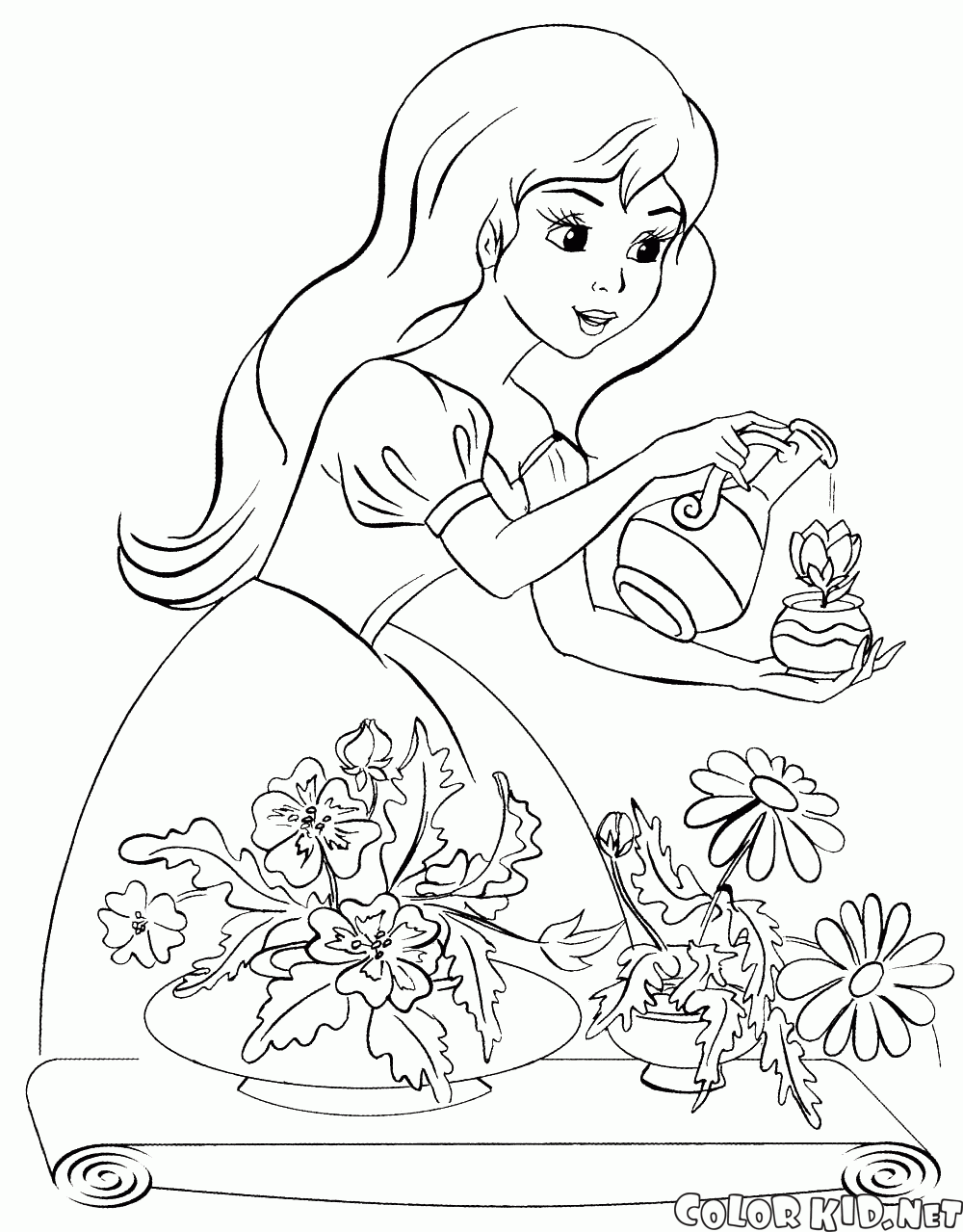 Prenses çiçek sular