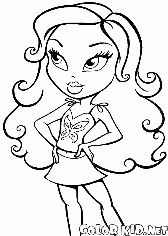 Boyama Sayfasi Barbie Moda Boyama Sayfasi Barbie Moda