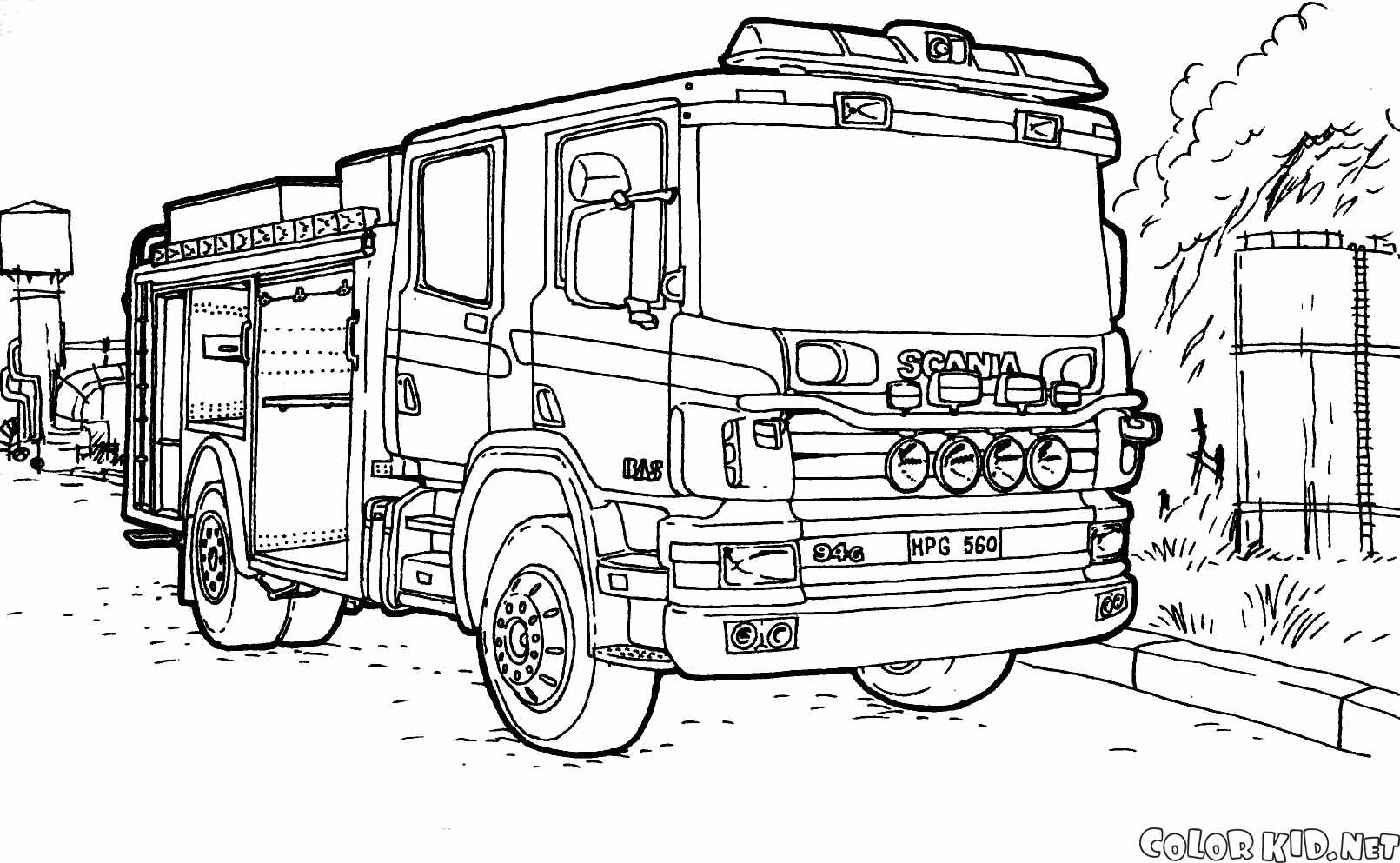 İtfaiye kamyonu Scania