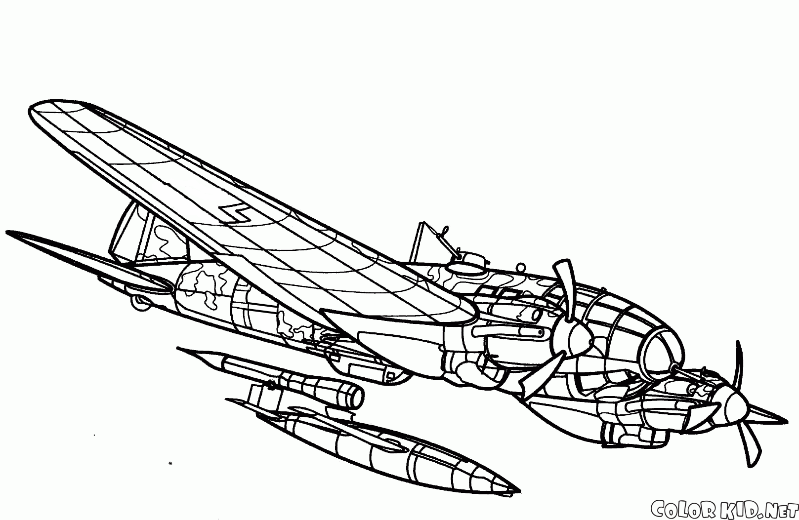 Heinkel HE-111H-22 bombardıman uçağı
