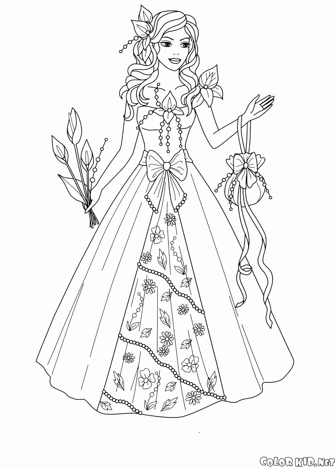 Çiçek krallığı prenses