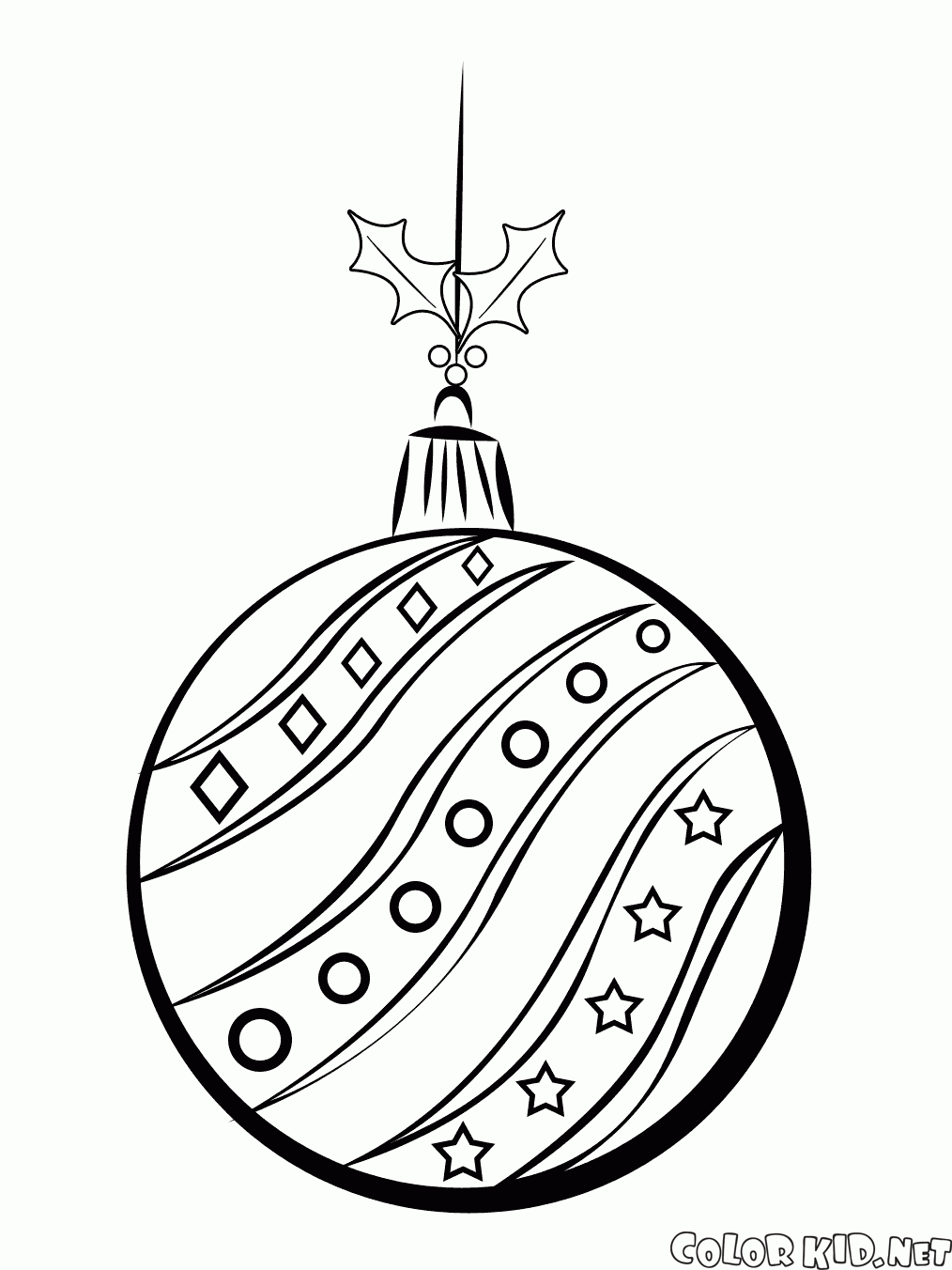 Bir dize Noel ağacı top