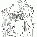 Prenses Aurora ve tavşan