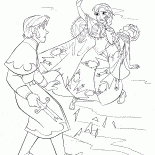 Anna kız kardeşi koruyor