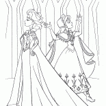 Kalede Elsa ve Anna