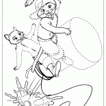 Bir mantar üzerinde oturan