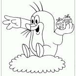 Neşeli küçük Mole