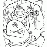 Komik canavarlar montaj