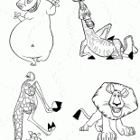 Karikatür Madagaskar