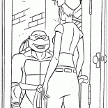 Teenage Mutant Ninja Turtles misafir evinde
