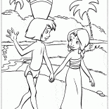 Mowgli ve kız arkadaşı