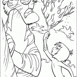 Yangın ile Mowgli