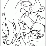 Bagheera çocuğu kurtarır