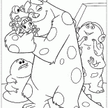 Canavarlar scarer bulduk