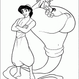 Aladdin ve büyülü Genie