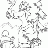 Belle Noel ağacı buldum