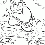 Derin düşüncelere dalmış Owl