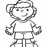 Menino que desgasta um chapéu