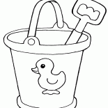 Brinquedos para o sandbox