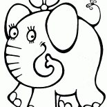 Um elefante de brinquedo