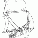 Gemi korsanlar Yelkenli