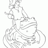 Elf bir kurbağa sürme