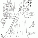 Prenses köpek besliyor