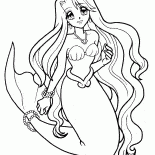 Iyi bir ruh hali içinde The Little Mermaid