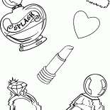 Bir kız için kozmetik