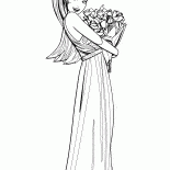 Barbie için gül bir buket