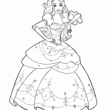 Barbie balo elbisesi
