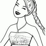 Güzel örgü Barbie