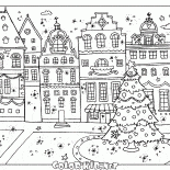 Kare köknar ağacı Dekorlu