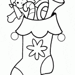 Noel hediyeleri sunar