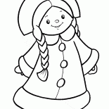 Noel kostüm Snow Maiden