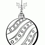Bir dize Noel ağacı top