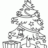 Noel ağacı altında mevcut
