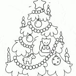 Akşam Noel ağacı
