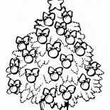 Harika oyuncaklar ile Noel ağacı