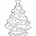 Fantezi süslü Noel ağacı