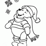 Winnie the Pooh ve kar taneleri
