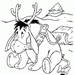 Eşek Eeyore kış