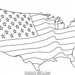 Amerikan bayrağı Harita